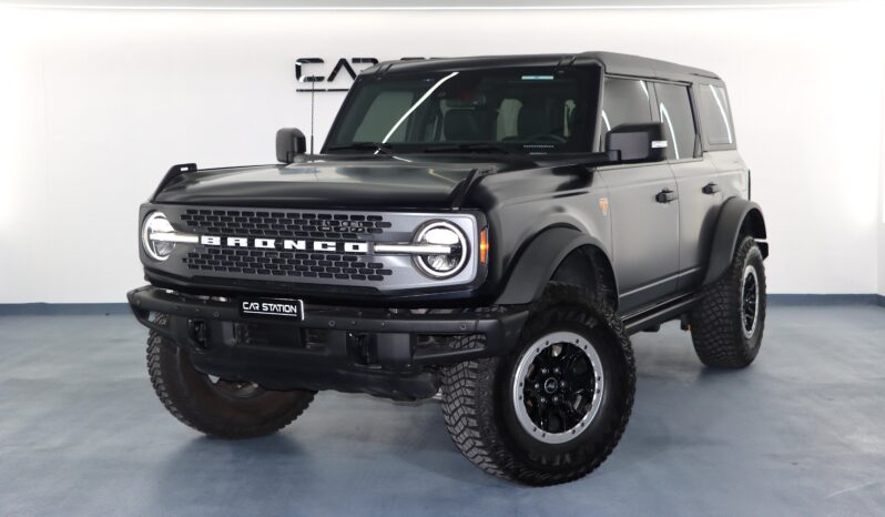 2021 FOR BRONCO BADLANDS CAR STATION UAE