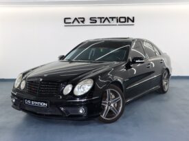 2007 MERCEDES E63 AMG CAR STATION UAE