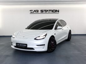 2022 TESLA MODEL 3 PERFORMANCE CAR STATION UAE